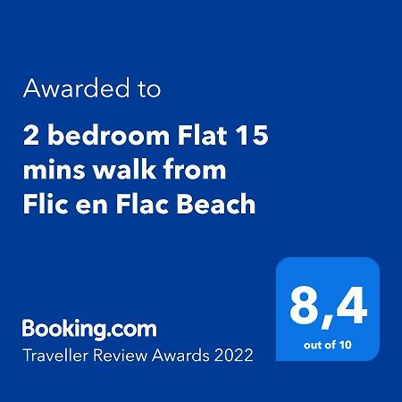 2 Bedroom Flat 15 Mins Walk From Flic En Flac Beach Εξωτερικό φωτογραφία
